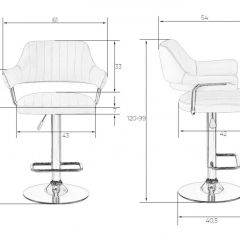 Стул барный DOBRIN CHARLY LM-5019 (черный) в Ишиме - ishim.mebel24.online | фото 2