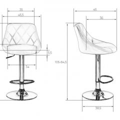 Стул барный DOBRIN LOGAN LM-5007 (белый) в Ишиме - ishim.mebel24.online | фото 2