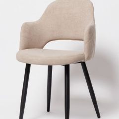 Стул К-14 бежевый/черный в Ишиме - ishim.mebel24.online | фото