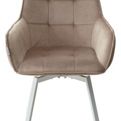 Стул MAVERICK 360 град. поворот. BLUVEL-40 BEIGE/ белый каркас, М-City в Ишиме - ishim.mebel24.online | фото 7
