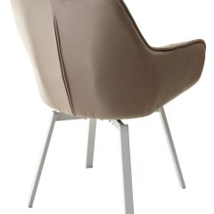 Стул MAVERICK 360 град. поворот. BLUVEL-40 BEIGE/ белый каркас, М-City в Ишиме - ishim.mebel24.online | фото 9