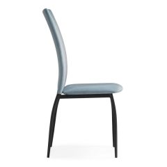 Стул на металлокаркасе Tod light blue / black в Ишиме - ishim.mebel24.online | фото 7