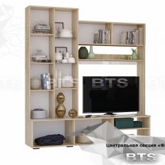 ФЛАЙ Центральная секция ЦС-01 (дуб сонома/белый) в Ишиме - ishim.mebel24.online | фото 4