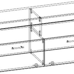 СОНАТА ТМС-1200 Тумба малая (Дуб сонома/Белый глянец) в Ишиме - ishim.mebel24.online | фото 2