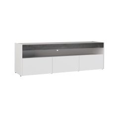 Тумба под ТВ 13.272 (Белый PE шагрень, Интра) в Ишиме - ishim.mebel24.online | фото 1