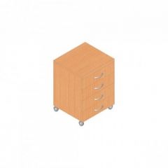 Тумба подкатная "Референт" Р.Т-4+зЦ в Ишиме - ishim.mebel24.online | фото 2
