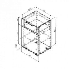 Тумба Дельта Лофт-24.01 Белый в Ишиме - ishim.mebel24.online | фото 2