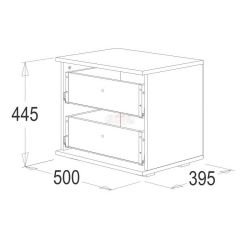 Тумба с 2-мя ящиками Ольга-14 в Ишиме - ishim.mebel24.online | фото 2