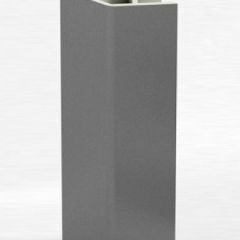 Угловое соединение для цоколя 135 гр. h100 мм (Алюминий, Белый, Черный, Сонома) в Ишиме - ishim.mebel24.online | фото