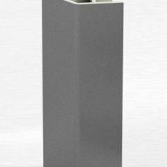 Угловое соединение для цоколя 135 гр. h150 мм (Алюминий, Белый, Черный, Сономаый) в Ишиме - ishim.mebel24.online | фото 1