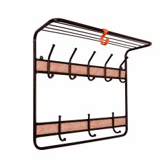ВСП 22В М Вешалка с полкой 2-х ярусная 22В Медный антик в Ишиме - ishim.mebel24.online | фото