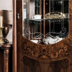 Витрина одностворчатая Илона (караваджо) в Ишиме - ishim.mebel24.online | фото 5