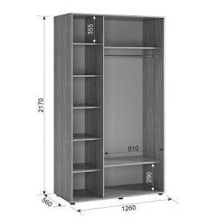 ЗАРА Шкаф 3-х створчатый 2 в Ишиме - ishim.mebel24.online | фото 2