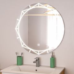 Зеркало Алжир 700 с подсветкой Домино (GL7033Z) в Ишиме - ishim.mebel24.online | фото 3