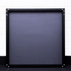 Зеркало Corsica 600х600 black без подсветки Sansa (SB1064Z) в Ишиме - ishim.mebel24.online | фото 3