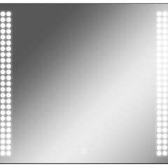 Зеркало Cosmo 90 black с подсветкой Sansa (SC1051Z) в Ишиме - ishim.mebel24.online | фото