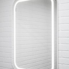 Зеркало Elis 100 white с подсветкой Sansa (SEe1045Z) в Ишиме - ishim.mebel24.online | фото 3