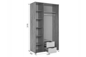 АДАМ К2 Спальный гарнитур (графит) в Ишиме - ishim.mebel24.online | фото 4
