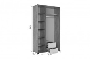 АДАМ Спальный гарнитур (модульный) графит в Ишиме - ishim.mebel24.online | фото 18