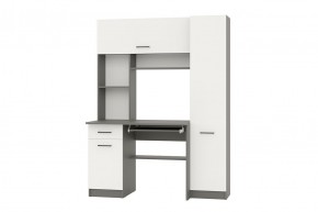 АЛЬФА Стол рабочий (графит/белый) в Ишиме - ishim.mebel24.online | фото 1