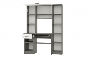 АЛЬФА Стол рабочий (графит/белый) в Ишиме - ishim.mebel24.online | фото 2