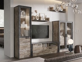 Амели Пенал-стекло (Дуб Юкон-Бетон темный) в Ишиме - ishim.mebel24.online | фото 3