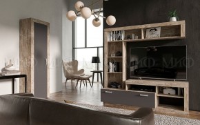 Ангара Шкаф 2-х створчатый (Графит/дуб юкон) в Ишиме - ishim.mebel24.online | фото 3
