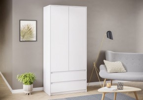 АЙДЕН ШК06-900 Шкаф 2 двери/2 ящика (белый) в Ишиме - ishim.mebel24.online | фото