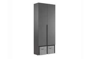 БАСКО Прихожая К10 (графит) в Ишиме - ishim.mebel24.online | фото 4
