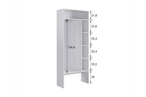 БАСКО Прихожая К10 (графит) в Ишиме - ishim.mebel24.online | фото 6