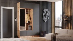 БАВАРИЯ Прихожая (дуб вотан/графит) в Ишиме - ishim.mebel24.online | фото 1
