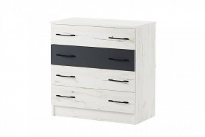 БЕАТРИС Комод К800 (дуб крафт белый/антрацит) в Ишиме - ishim.mebel24.online | фото 2