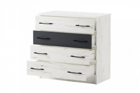 БЕАТРИС Комод К800 (дуб крафт белый/антрацит) в Ишиме - ishim.mebel24.online | фото 3