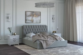 БЕЛИСТА Кровать 1400 серо-бежевый (экокожа) в Ишиме - ishim.mebel24.online | фото 2