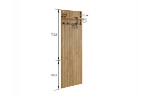 БОДРУМ Прихожая (модульная) дуб крафт золотой в Ишиме - ishim.mebel24.online | фото 2