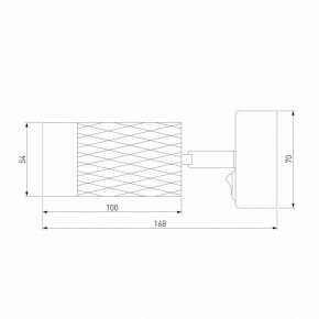 Бра Eurosvet Mizar 20088/1 белый/серебро в Ишиме - ishim.mebel24.online | фото 3