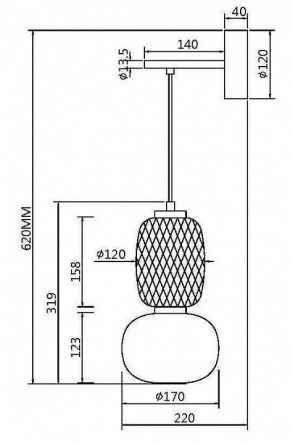Бра Maytoni Pattern MOD267WL-L18G3K в Ишиме - ishim.mebel24.online | фото 4
