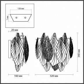 Бра Odeon Light Lace 5052/3W в Ишиме - ishim.mebel24.online | фото 4