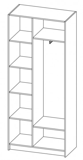 ДАРЬЯ Шкаф (Крафт серый/Крафт белый) гостиная в Ишиме - ishim.mebel24.online | фото 6