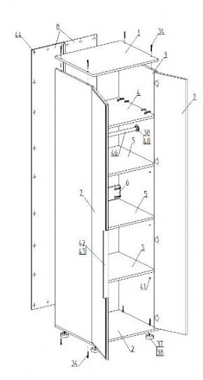 Детская "Лео" (модульная) в Ишиме - ishim.mebel24.online | фото 9