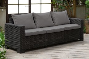 Диван Калифорния 3-х местный (California 3 Sofa), графит в Ишиме - ishim.mebel24.online | фото 1