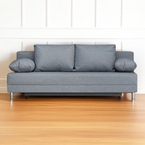 Диван-кровать Комфорт без подлокотников (4 подушки) BALTIC GREY в Ишиме - ishim.mebel24.online | фото