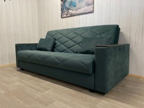 Диван Престиж-15 (НПБ+МДФ) велюр Sensey bottle green в Ишиме - ishim.mebel24.online | фото