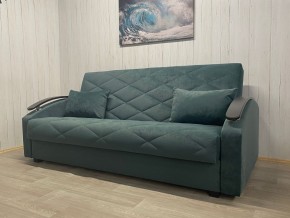 Диван Престиж-16 (НПБ+МДФ) велюр Sensey bottle green в Ишиме - ishim.mebel24.online | фото