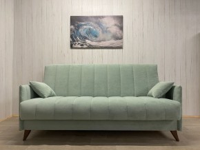 Диван Престиж-3 (НПБ) велюр Sensey mist green в Ишиме - ishim.mebel24.online | фото