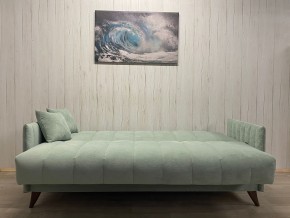 Диван Престиж-3 (НПБ) велюр Sensey mist green в Ишиме - ishim.mebel24.online | фото 3