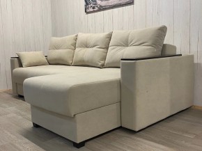 Диван угловой Комфорт-3 (НПБ+МДФ) велюр Luma 01 в Ишиме - ishim.mebel24.online | фото 2