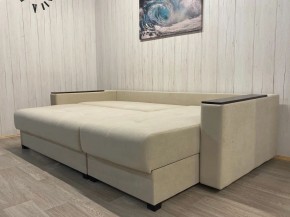 Диван угловой Комфорт-3 (НПБ+МДФ) велюр Luma 01 в Ишиме - ishim.mebel24.online | фото 5