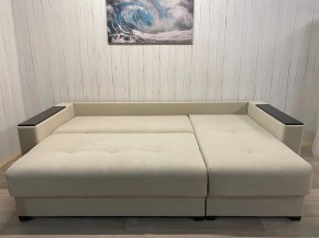 Диван угловой Комфорт-3 (НПБ+МДФ) велюр Luma 01 в Ишиме - ishim.mebel24.online | фото 6