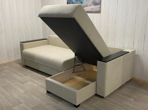 Диван угловой Комфорт-3 (НПБ+МДФ) велюр Luma 01 в Ишиме - ishim.mebel24.online | фото 8